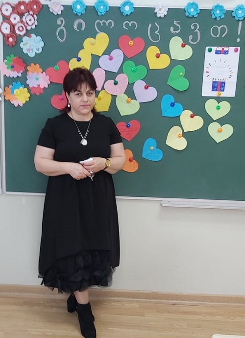 ინგა ხალიბეგაშვილი საქართველოს დამსახურებული მასწავლებლია